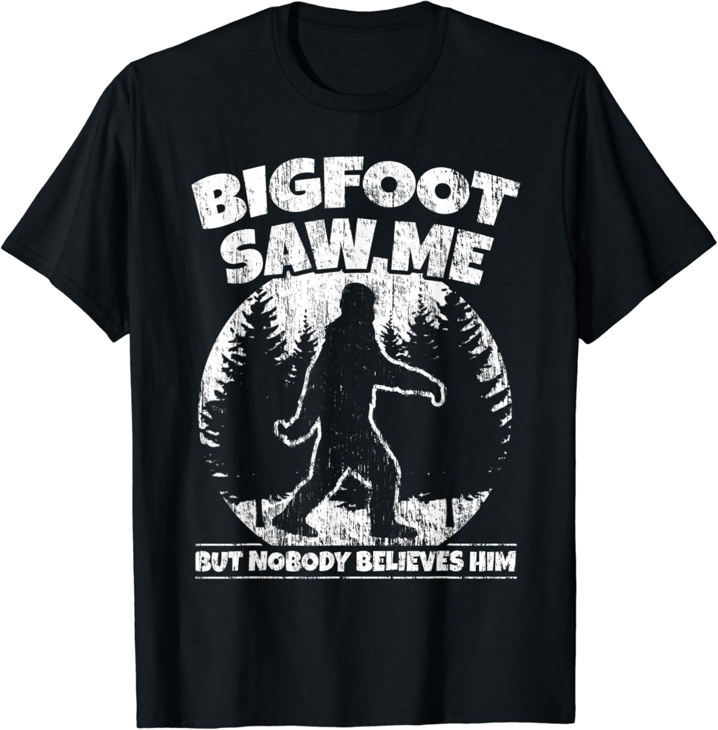 Bigfoot Funny Sasquatch Gag Gift TShirt Amazon.co.uk Clothing
